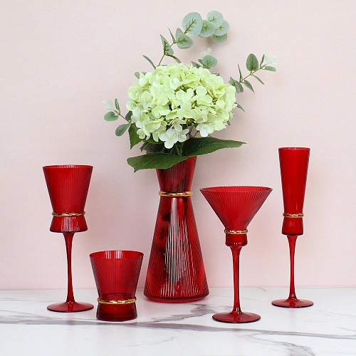 Стакан низкий 300мл VIVALDI в наборе 6шт, красный_10