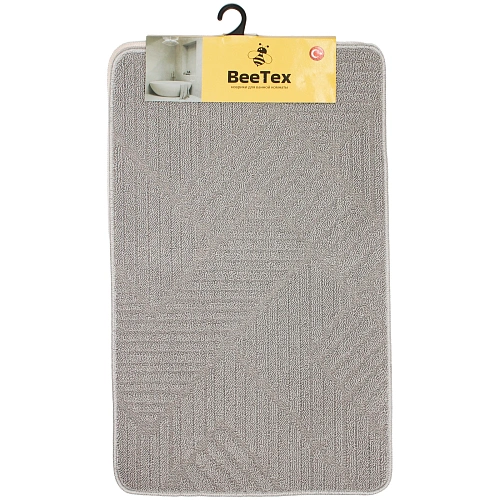 Комплект ковриков для ванной и туалета BEE TEX 55x90 + 45x55 серый МС 3-001_4