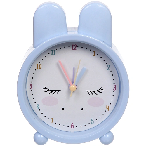 Будильник "Зайка" 12*10*4см, микс цветов