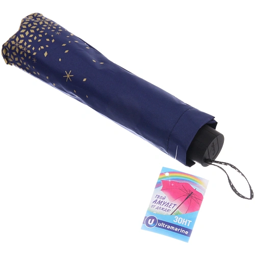 Зонт женский механический Ultramarine - Тайра, микс 6 цветов, 8 спиц, d-115см, длина в слож виде 28см_18