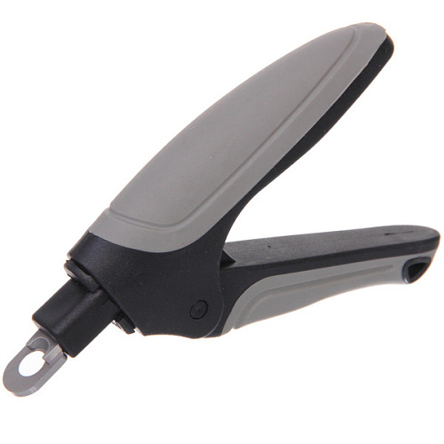 Когтерез - гильотина для животных ПРЕМИУМ - МОЙ БРО, прорезиненная ручка, цвет серыйчерный, 915см _4