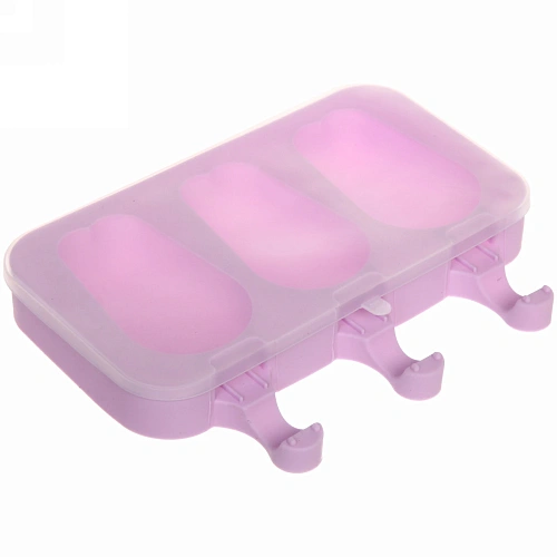 Форма для приготовления мороженого Зайки силиконовая 19,515см_12