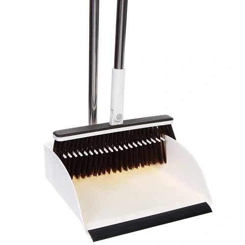 Набор для уборки, щетка для пола с совком Disco белый 1103_7