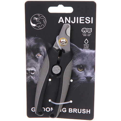 Когтерез для животных ПРЕМИУМ - МОЙ БРО, прорезиненная ручка, цвет серыйчерный, 45135см _3