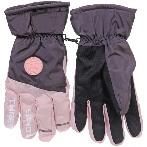 Перчатки для зимних видов спорта TS-1023, розовый (размер L)_3