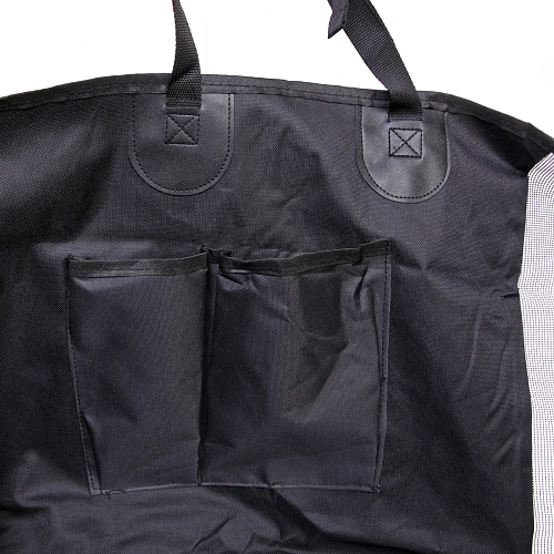 Автогамак для перевозки животных Место Бро, цвет черный, влагозащ ткань, ремень для крепл к ошейнику, 133140см_19