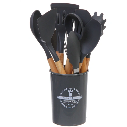 Набор кухонных принадлежностей  12шт Felicità серый_6