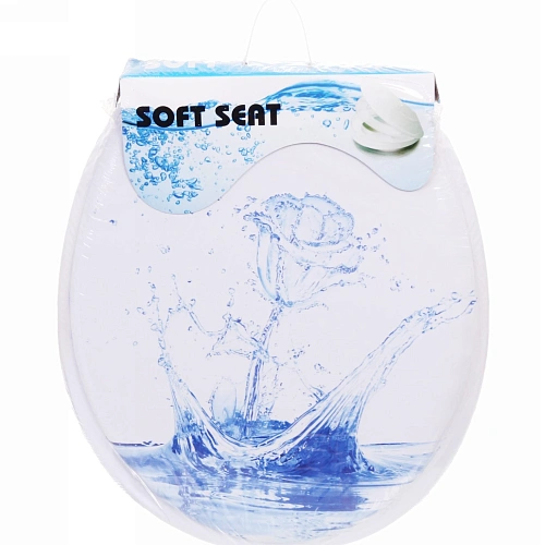 Сиденье для унитаза 36х42 "Роза"