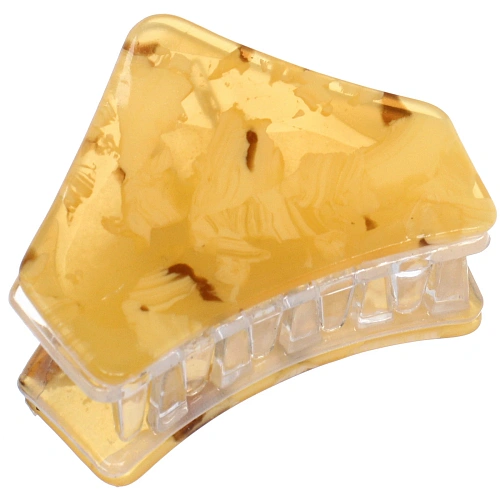 Заколка - краб для волос AKS-EMPIRE, треугольник, цвет микс 6 цветов, 4,53см_9