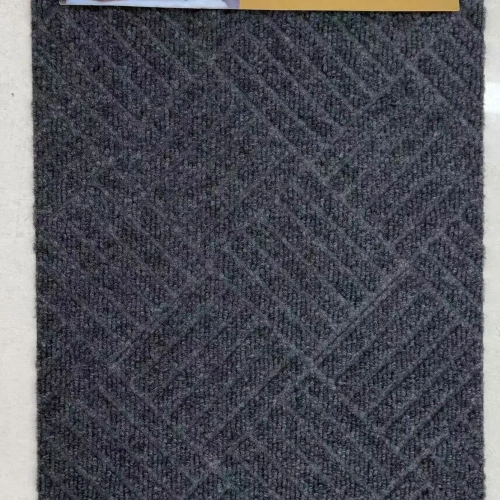 Коврик придверный 38*58см"Геометрия" серый