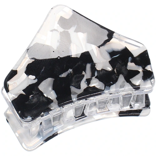 Заколка - краб для волос AKS-EMPIRE, треугольник, цвет микс 6 цветов, 4,53см_7