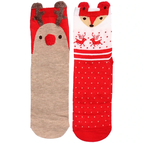 Носки женские в подарочной коробке 4шт Fashion ZIMA, 4 дизайна, р36-39_8