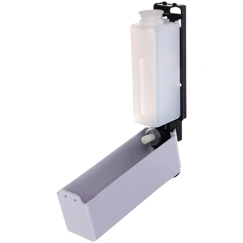 Дозатор для жидкого мыла настенный 300 мл белый DQ57W_8