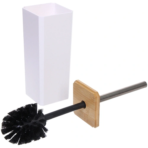 Ерш с высокой закрытой подставкой Квадро 38см белый_4