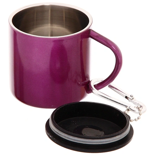 Кружка походная металлическая 130 мл с компасом и карбаином_5