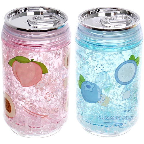 Бутылка питьевая пластиковая 240мл Фруктовый фреш, микс цветов_11