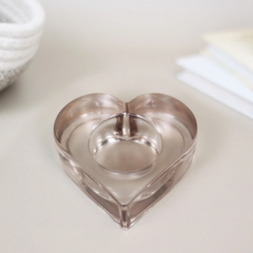 Подсвечник "Тайна любви" 8,5*8,3*3 см, Шампань