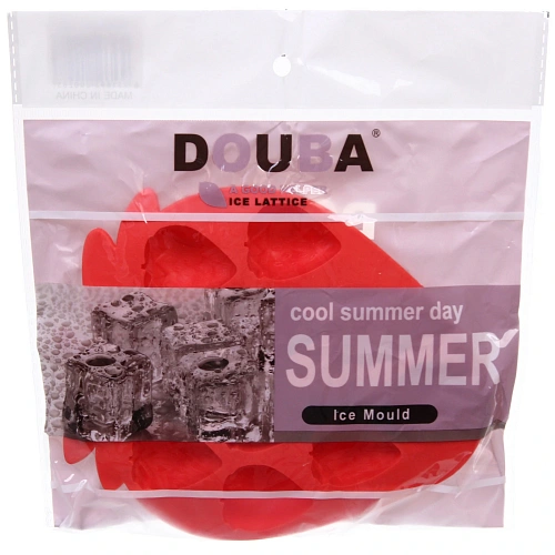 Форма для льда силиконовая Клубничка 1816см, цвета микс_5