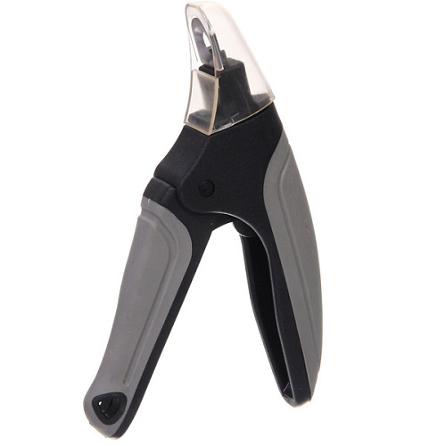 Когтерез - гильотина для животных ПРЕМИУМ - МОЙ БРО, прорезиненная ручка, цвет серыйчерный, 915см _6