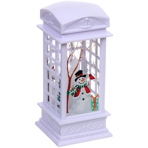 Сувенир с подсветкой Телефонная будка 5,211,5 см, Белый_3