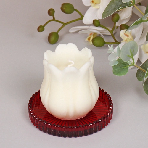 Подсвечник Романтика 101,5 см, Красный_5