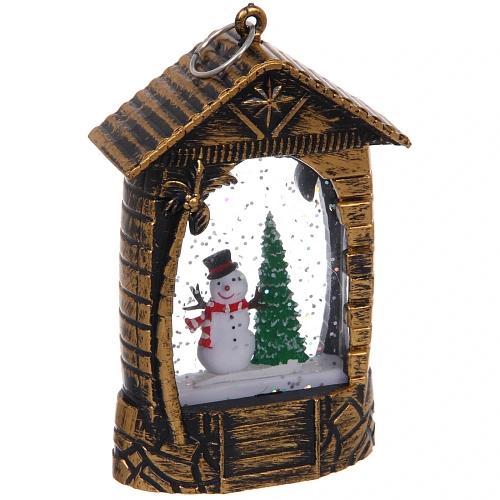 Сувенир с подсветкой Загадка - Снеговик 7,5412,5 см (работает от батареек LR443)_8