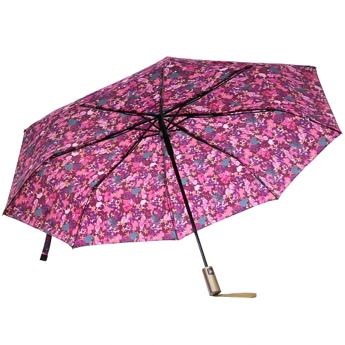 Зонт женский полуавтомат Ампир, микс 4 цвета, 8 спиц, d-100см, длина в слож виде 30см_6