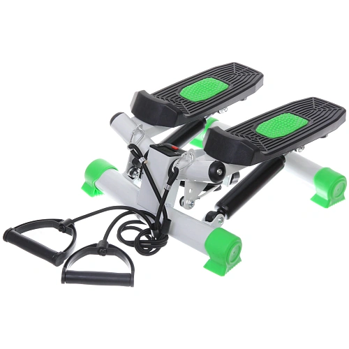 Мини-степпер поворотный с эспандерами MSR-1100, зеленый_4
