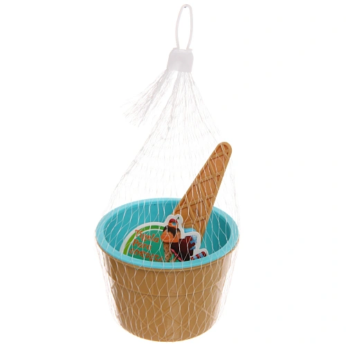 Креманка для мороженого ICE CREAM с ложкой _4