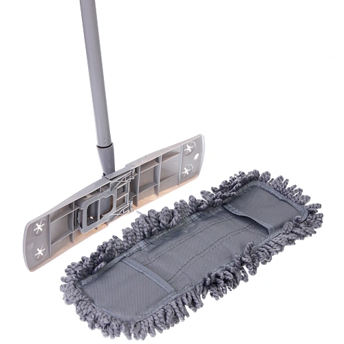 Швабра Селфи с насадкой из микрофибры, насадка 120гр ,Gray _8