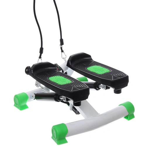 Мини-степпер поворотный с эспандерами MSR-1100, зеленый_8