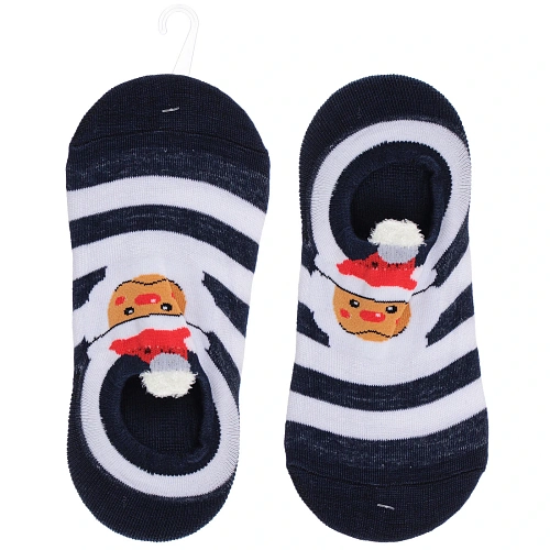 Носки - следки женские "SKAZKA", Дед Мороз, цвет как на фото, р-р36-39