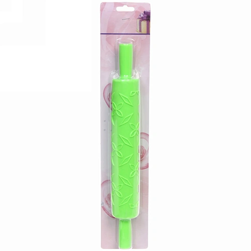 Скалка пластмассовая фигурная Цветочки 375см_10