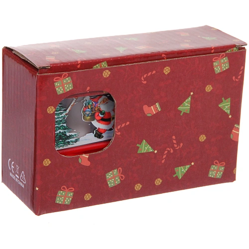 Сувенир с подсветкой Волшебный паровозик 8514 см, Красный (работает от батареек LR443)_12