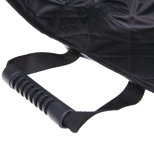 Автогамак для перевозки животных Место Бро, цвет черный, влагозащ ткань, ремень для крепл к ошейнику, 133140см_15