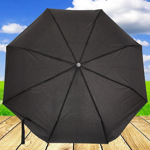 Зонт мужской полуавтомат Практик цвет микс, 8 спиц, d-110см, длина в слож виде 33см _14