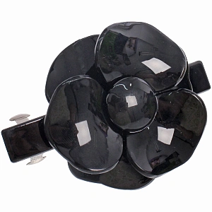 Заколка - автомат для волос "AKS-EMPIRE", цвет черный, 8,5*6,5см