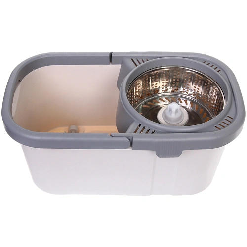 Набор для уборки Селфи Мастер (ведро, швабра, две насадки) в цветной коробке_14