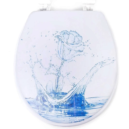 Сиденье для унитаза 36х42 Роза_6