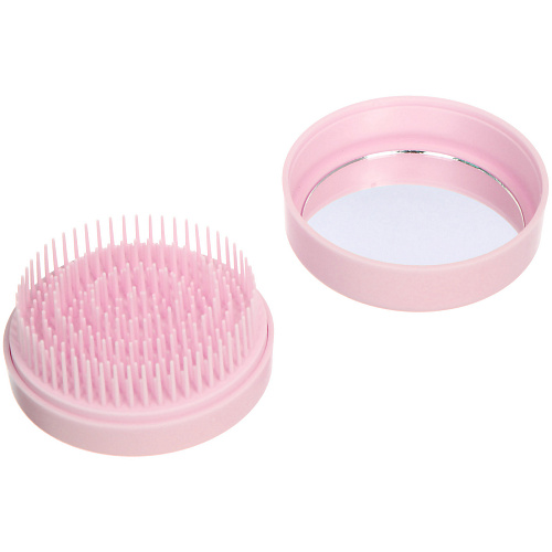 Расческа массажная с зеркалом компактная МИРА, цвет пудровый, 73,3см (PVC коробка)_7