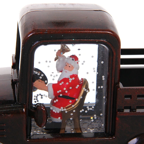 Сувенир с подсветкой Сказочная машина 15,579,5 см, Красный (работает от батареек LR443)_13