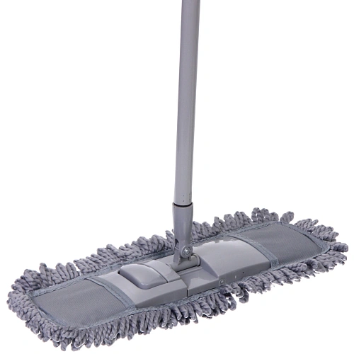 Швабра Селфи с насадкой из микрофибры, насадка 120гр ,Gray _6