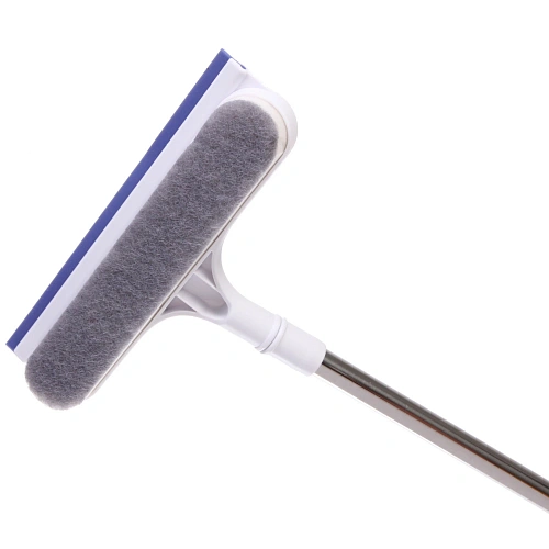 Окномойка для мытья стекол телескопическая ручка 115см абразивная губка 25см_6