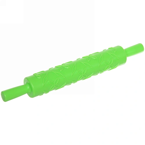 Скалка пластмассовая фигурная "Цветочки" 37*5см