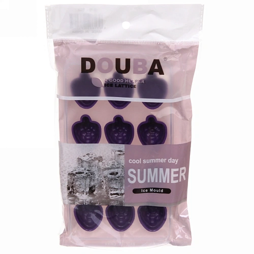 Форма для льда пластиковая с силиконом Виноград_4