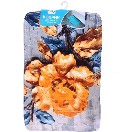 Коврик для ванной 60*90 "Камелия"