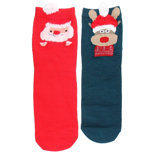 Носки женские в подарочной коробке 4шт ZIMА, 4 дизайна, р36-39_5