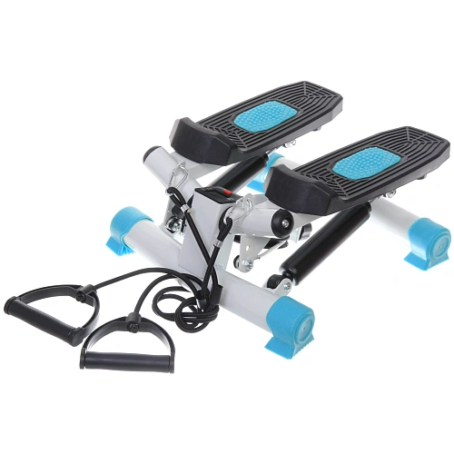 Мини-степпер поворотный с эспандерами MSR-1100, синий_4