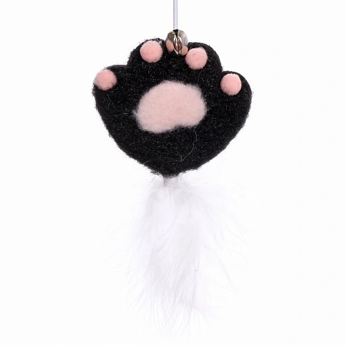 Игрушка - дразнилка на палочке ЦапЦап, лапки, микс два цвета, 4085см _6