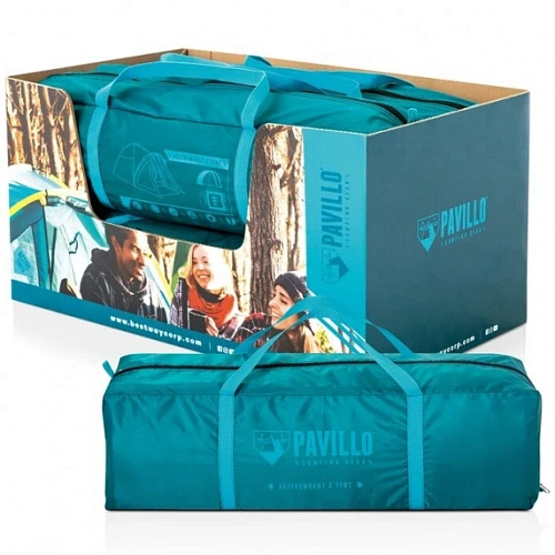 Палатка туристическая 3-местная 2-слойная Activemount 3, (210+140)240130 см Bestway (68090)_14